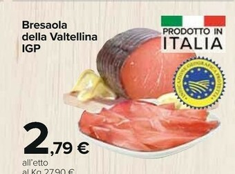 Carrefour Bresaola Della Valtellina Igp offerta