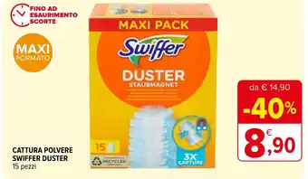 Iperal CATTURA POLVERE SWIFFER DUSTER 15 pezzi offerta