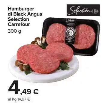Carrefour Selection carrefour Hamburger Di Black Angus offerta