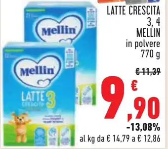 Conad LATTE CRESCITA 3, 4 MELLIN in polvere 770 g offerta