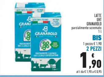 Conad Superstore LATTE UHT GRANAROLO parzialmente scremato 1 l offerta