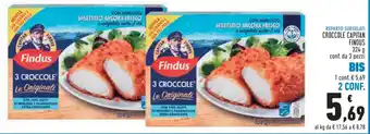 Conad Superstore CROCCOLE CAPITAN FINDUS 324 g offerta