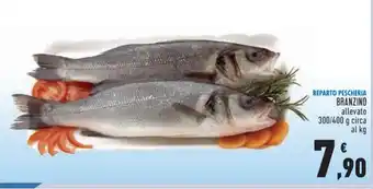 Conad Superstore BRANZINO allevato 300/400 g circa offerta
