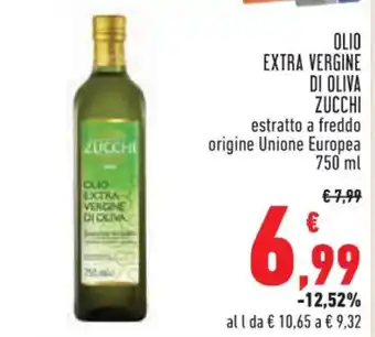 Conad Superstore OLIO EXTRA VERGINE DI OLIVA ZUCCHI 750 ml offerta
