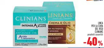 Conad Superstore LINEA PER LA CURA DEL VISO CLINIANS offerta