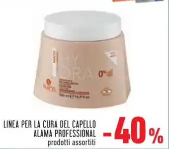 LINEA PER LA CURA DEL CAPELLO ALAMA PROFESSIONAL prodotti assortiti
