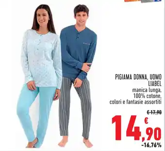 PIGIAMA DONNA, UOMO LIABEL