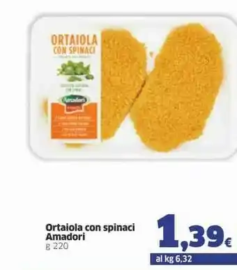 Ok Sigma Amadori Spinacine offerta