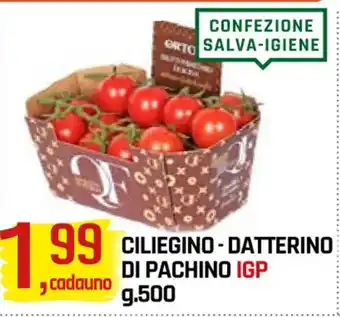 Famila Superstore CILIEGINO-DATTERINO DI PACHINO IGP g 500 offerta