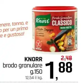 Famila Superstore KNORR brodo granulare g 150 offerta