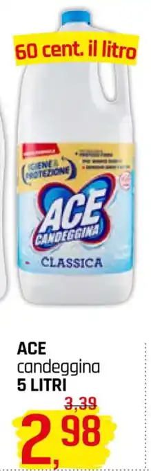 Famila Superstore ACE candeggina 5 LITRI offerta