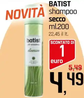Famila Superstore BATIST shampoo secco ml.200 offerta