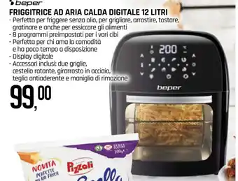 Famila Superstore beper FRIGGITRICE AD ARIA CALDA DIGITALE 12 LITRI offerta