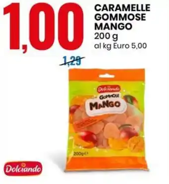 Eurospin CARAMELLE GOMMOSE MANGO 200 g offerta