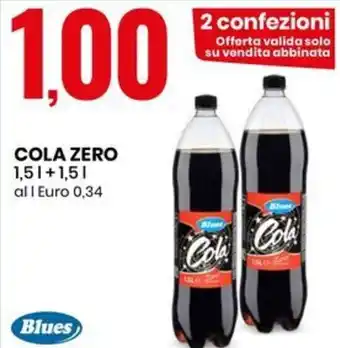 Eurospin COLA ZERO 1,5 L+1,5 L offerta