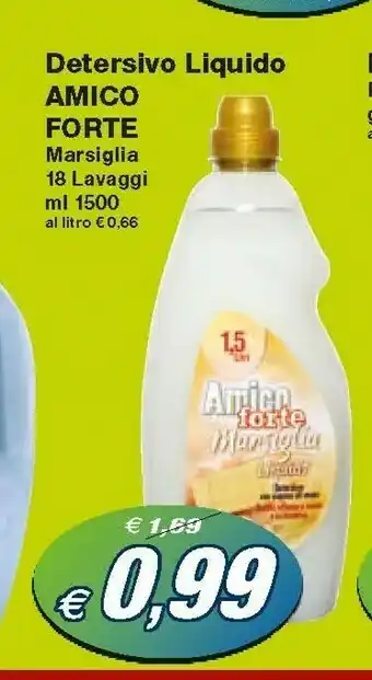 Prix Quality Amico Forte Detersivo Liquido offerta