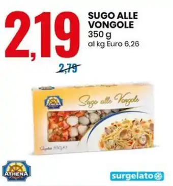 Eurospin SUGO ALLE VONGOLE 350 g offerta