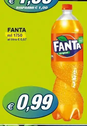 Prix Quality Coca-Cola - Fanta Aranciata 1750 G(ml) offerta