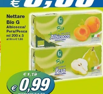 Prix Quality Bio G Nettare Albicocca offerta