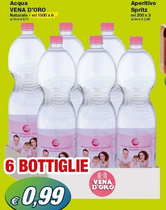 Prix Quality Vena d' oro Vena D'Oro - Acqua Minerale Naturale offerta