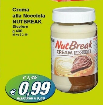 Prix Quality Nutbreak Crema Alla Nocciola offerta