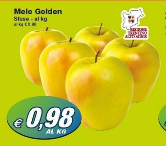 Prix Quality Mele Golden Sfuse offerta