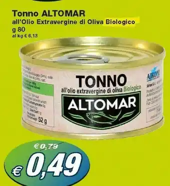 Prix Quality Altomar Tonno All Olio Extravergine Di Oliva offerta