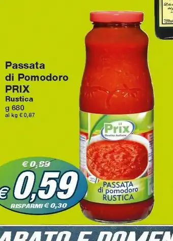 Prix Quality Prix Passata Di Pomodoro offerta