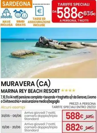 Eurospin SARDEGNA MURAVERA (CA) MARINA REY BEACH RESORT offerta