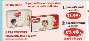 Tigotà Huggies Ultra Comfort 1 Pacco Grande offerta