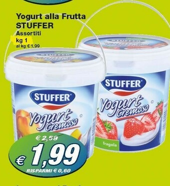 Prix Quality Stuffer Yogurt Cremoso Fragole 1000 G(ml) offerta