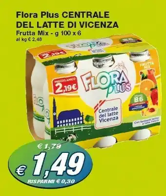 Prix Quality Centrale del latte vicenza Flora Plus Frutta Mix offerta