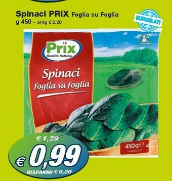 Prix Quality Prix Spinaci offerta