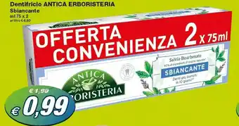 Prix Quality Antica Erboristeria Dentifricio Sbiacante 150 Ml offerta