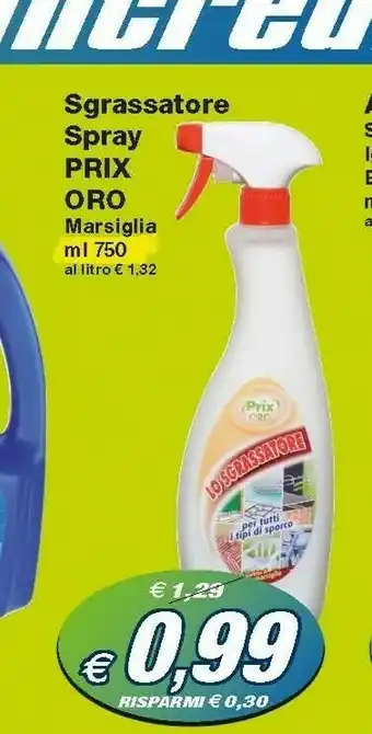 Prix Quality Ace Prix Sgrassatore Spray Oro Marsiglia offerta