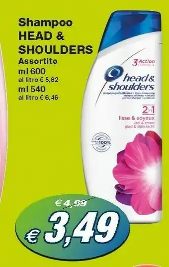 Prix Quality Head & Shoulders Shampoo 600 Ml offerta