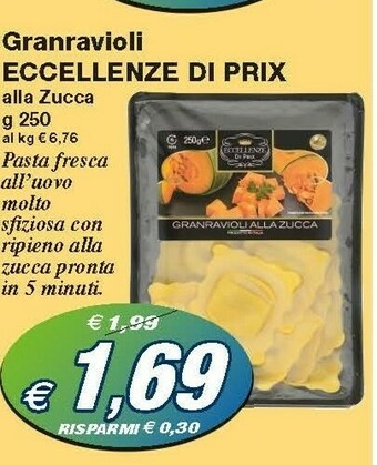 Prix Quality Eccellenze Di Prix Granravioli Alla Zucca offerta