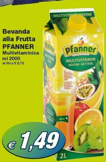 Prix Quality Pfanner Multivitamin 2000 G(ml) offerta