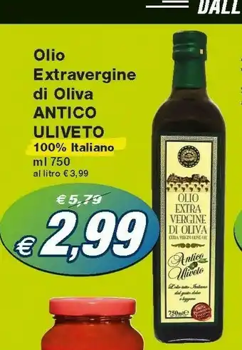 Prix Quality Antico Uliveto Olio Extra Vergine Di Oliva offerta