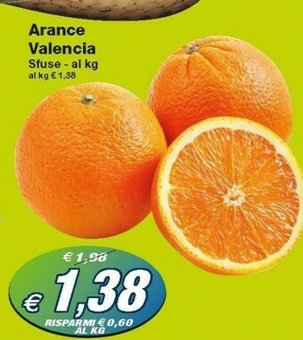 Prix Quality Arance Valencia offerta