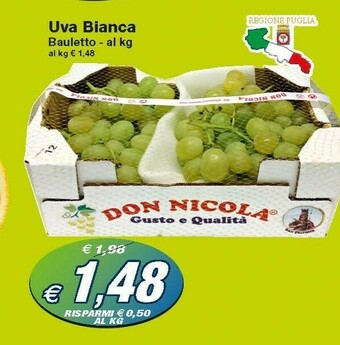 Prix Quality Uva Bianca Bauletto offerta