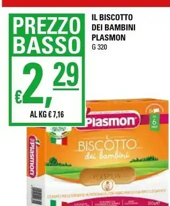 Basko Plasmon Il Biscotto Dei Bambini 320 G(ml) offerta