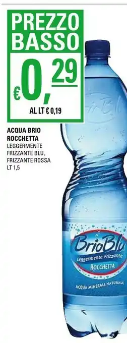 Basko Rocchetta Acqua Minerale Naturale Leggermente Frizzante Brio Blu 1500 G(ml) offerta
