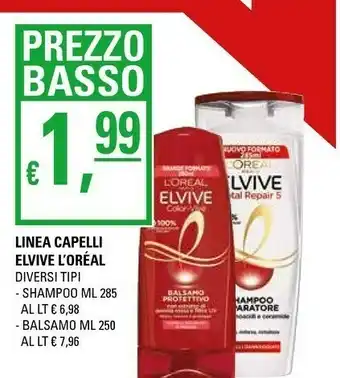 Basko L'Oreal Capelli Elvive Shampoo offerta