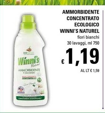 Basko Winni's Ammorbidente Concentrato Ecologico Naturel offerta