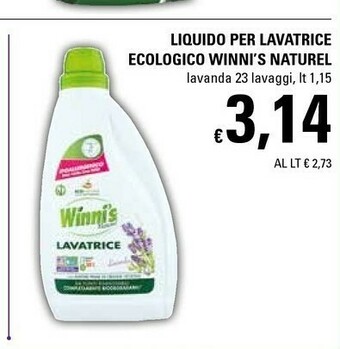 Basko Winni's Liquido Per Lavatrice Ecologico Naturel offerta