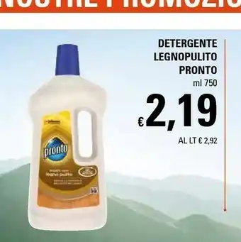 Basko Pronto Detergente Legnopulito 75ml offerta