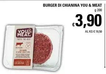 You & meat Burger Di Chianina