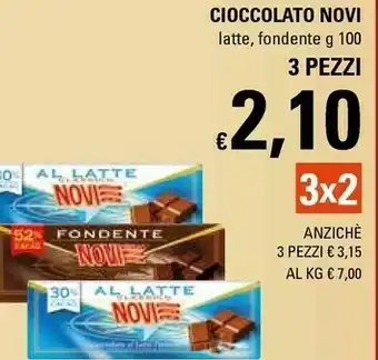 Basko Novi Cioccolato Al Latte Finissimo 100 G(ml) offerta