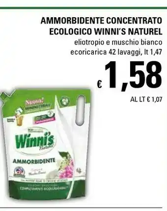 Basko Winni's Ammorbidente Concentrato Ecologico Naturel offerta